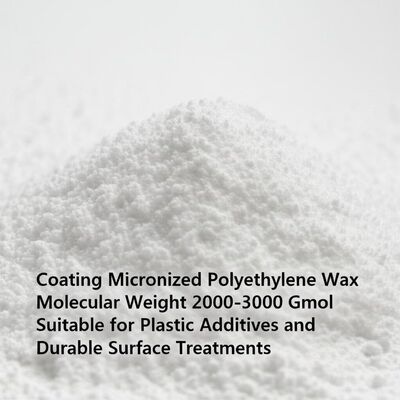 Coating Micronized Polyethylene Wax Molecular Weight 2000-3000 Gmol Suitable for Plastic Additives and Durable Surface Treatments