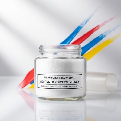 Punto di infiammazione inferiore a 120°C Cera di polietilene micronizzata che garantisce un'eccellente stabilità termica utilizzata in vernici e additivi polimerici